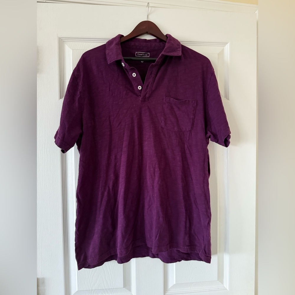 Club room polo shirt size XL in purple